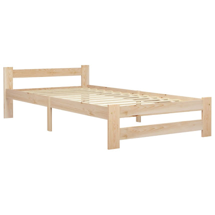 Giroletto senza Materasso 100x200 cm in Legno Massello di Pino