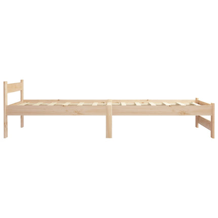 Giroletto senza Materasso 100x200 cm in Legno Massello di Pino