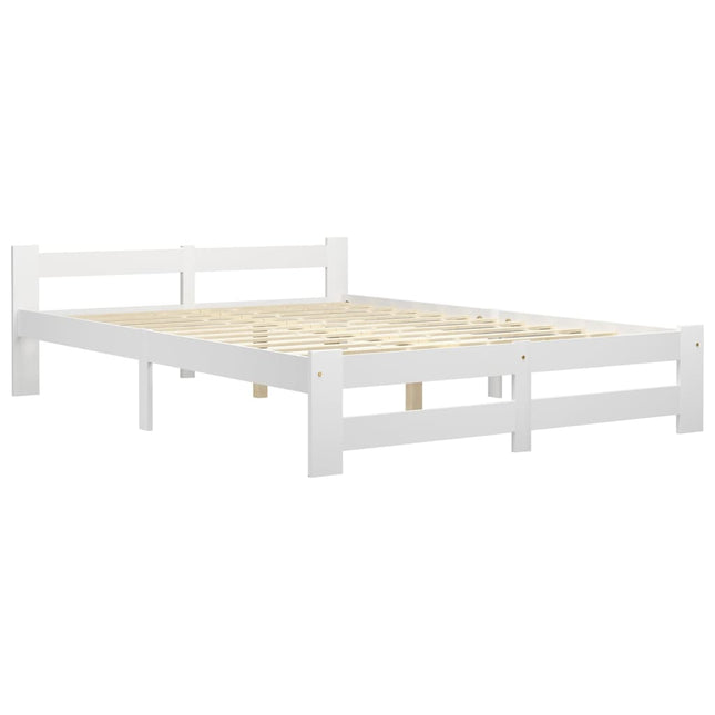 Giroletto senza Materasso Bianco 180x200 cm in Legno di Pino