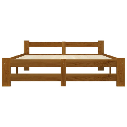 Giroletto senza Materaso Ambrato in Legno di Pino 160x200 cm