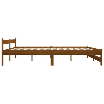 Giroletto senza Materaso Ambrato in Legno di Pino 160x200 cm