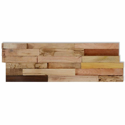Pannelli per Pareti 10 pz 1,03 m² in Legno Massello di Recupero