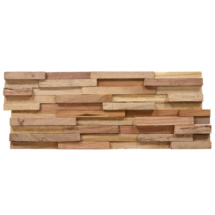 Pannelli per Pareti 10 pz 1,08 m² in Legno Massello di Teak