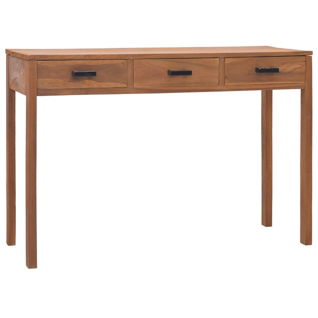 Scrivania 110x40x75 cm in Legno Massello di Teak