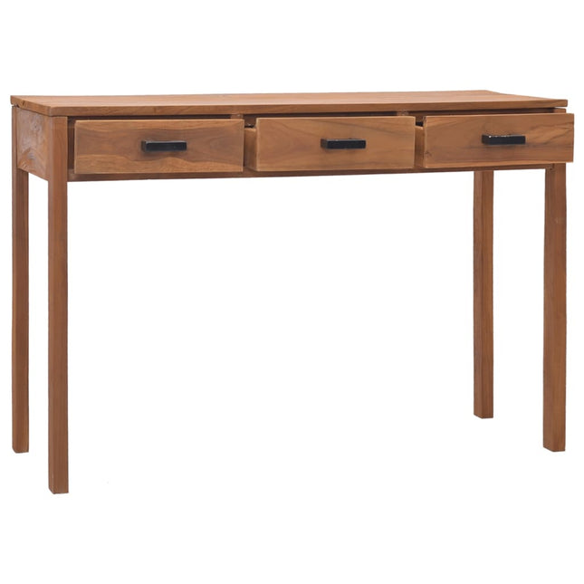 Scrivania 110x40x75 cm in Legno Massello di Teak