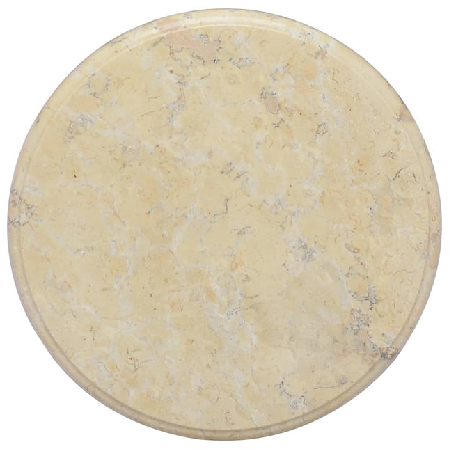 Piano per Tavolo Crema ÃƒÆ’Ã‹Å“40x2,5 cm in Marmo