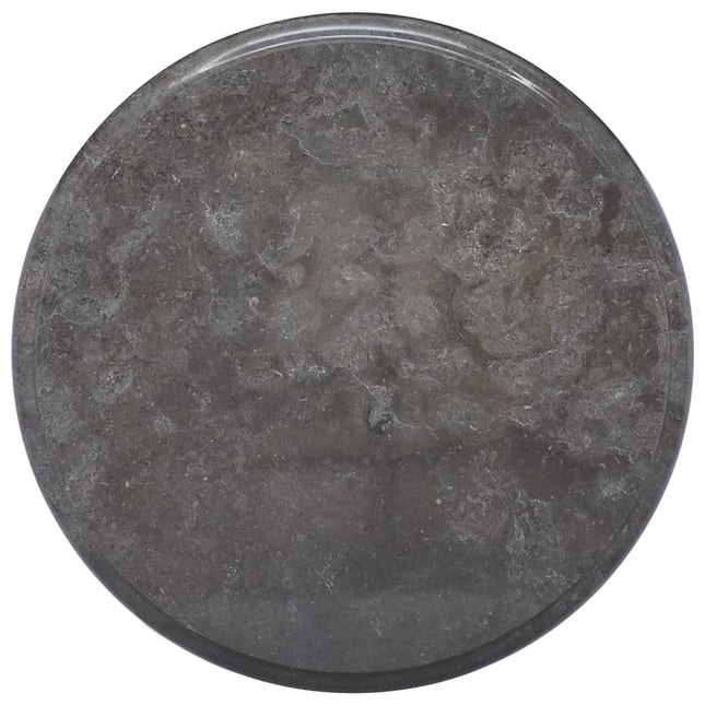 Piano per Tavolo Nero ÃƒËœ40x2,5 cm in Marmo