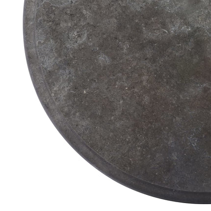 Piano per Tavolo Nero ÃƒËœ40x2,5 cm in Marmo