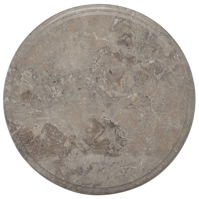 Piano per Tavolo Grigio ÃƒËœ40x2,5 cm in Marmo