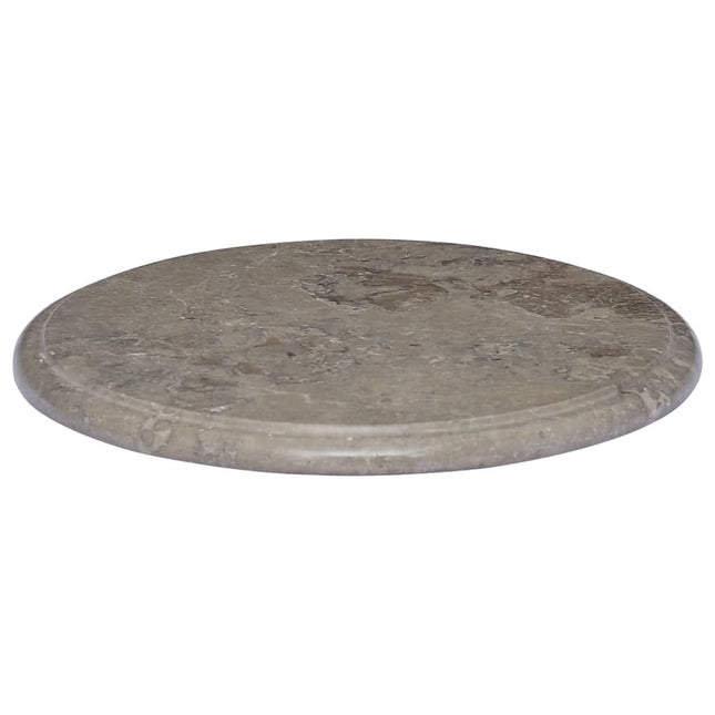 Piano per Tavolo Grigio ÃƒËœ40x2,5 cm in Marmo