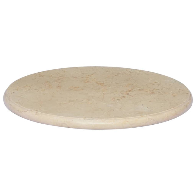 Piano per Tavolo Crema ÃƒÆ’Ã‹Å“50x2,5 cm in Marmo