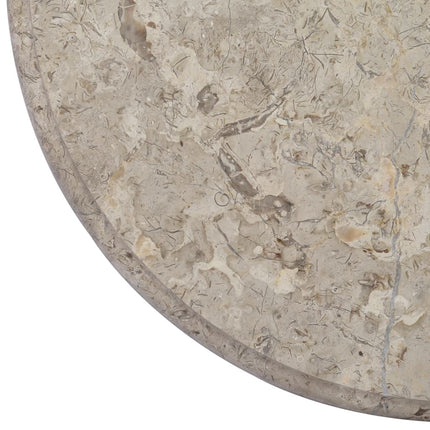 Piano per Tavolo Grigio Ã˜50x2,5 cm in Marmo