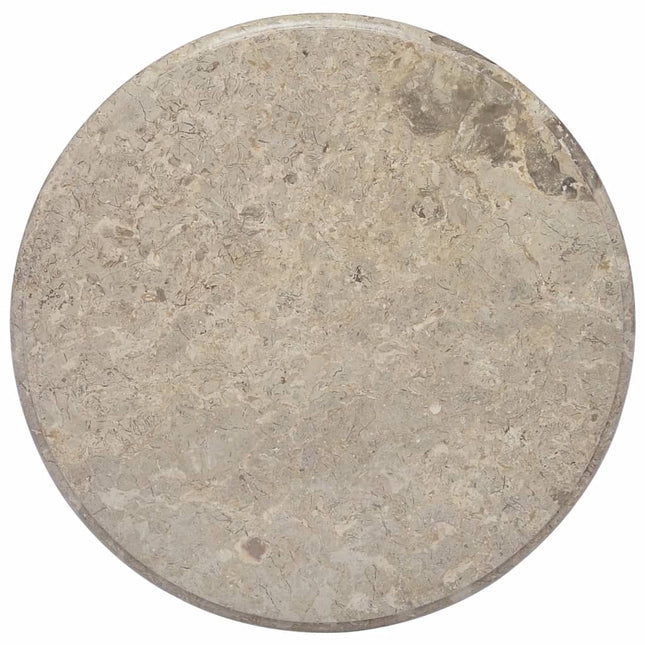 Piano per Tavolo Grigio ÃƒËœ60x2,5 cm in Marmo