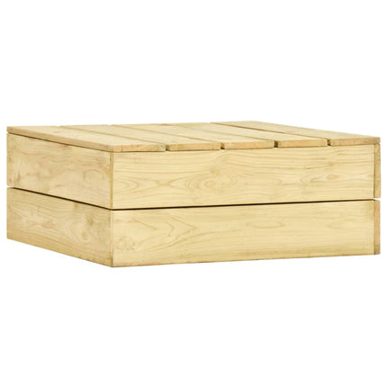 Set Divani da Giardino 3 pz con Cuscini Legno Pino Impregnato