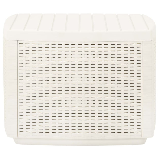 Tavolo da Giardino Bianco 53x53x40 cm in Plastica