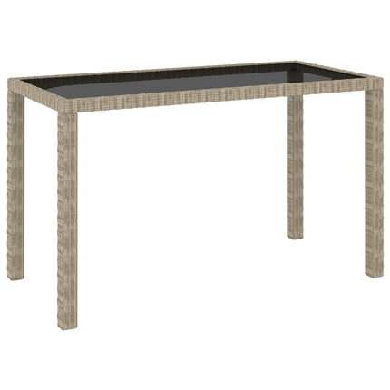 Set da Pranzo da Giardino 6 pz con Cuscini in Polyrattan Beige