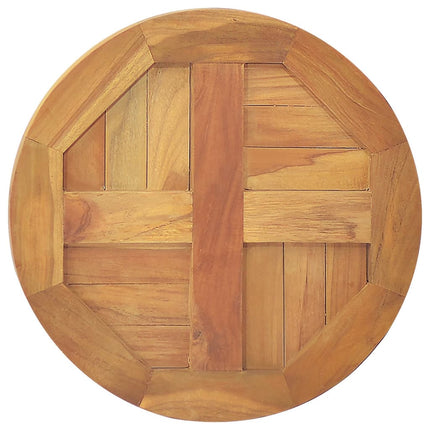 Piano Tavolo in Legno Massello di Teak Rotondo 2,5 cm 40 cm