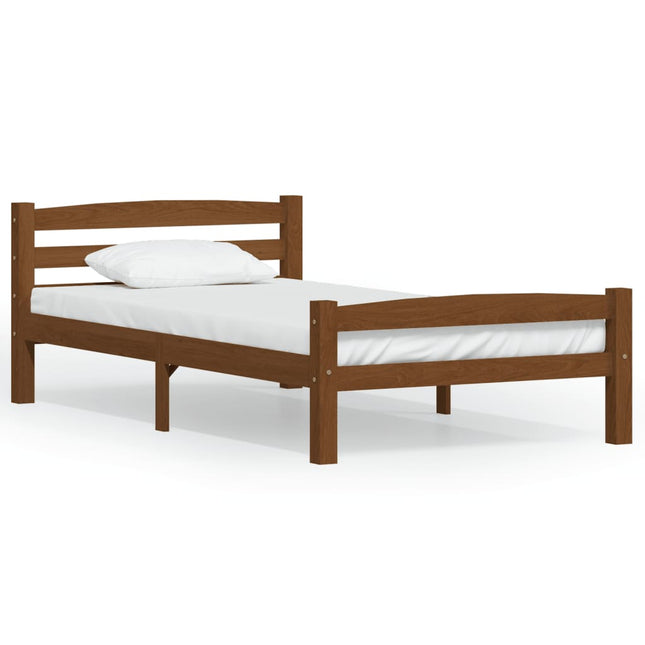 Giroletto senza Materaso Ambrato in Legno di Pino 100x200cm