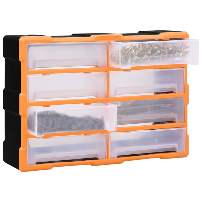 Mobile Contenitore con 8 Cassetti Grandi 52x16x37 cm
