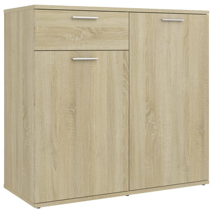 Credenza Rovere Sonoma 80x36x75 cm in Legno Multistrato