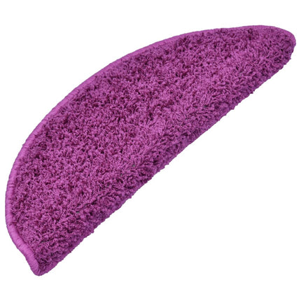 Tappetini per Scale 10 pz 65x21x4 cm Viola