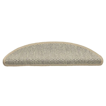 Tappeti Adesivi Scale Aspetto Sisal 15pz 56x17x3cm Verde Chiaro