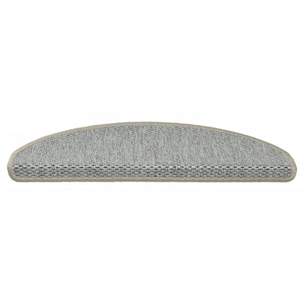 Tappeti Adesivi Scale Aspetto Sisal 15pz 65x21x4cm Verde Chiaro