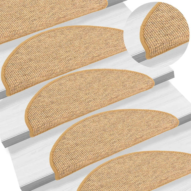 Tappetini Autoadesivi per Scale 15 pz Arancioni 65x21x4 cm