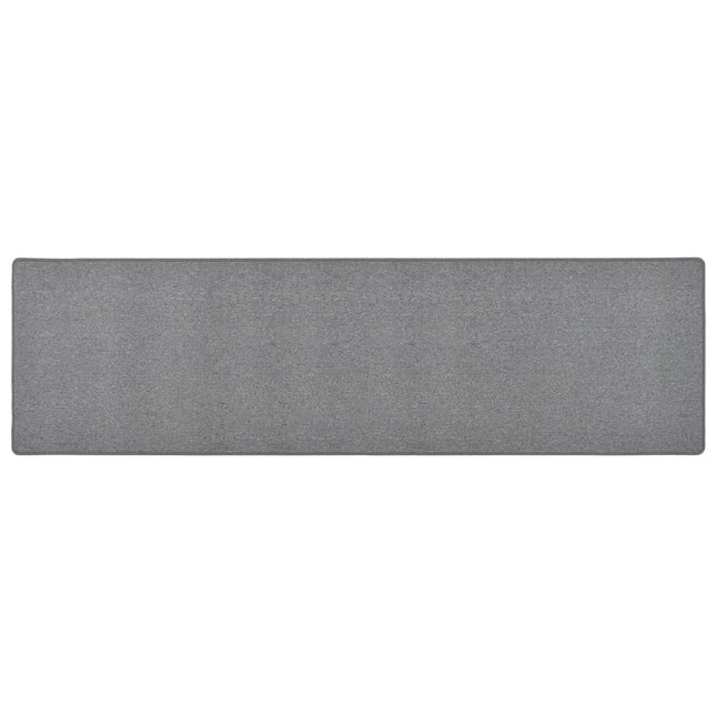 Tappeto Corsia Grigio Scuro 50x200 cm