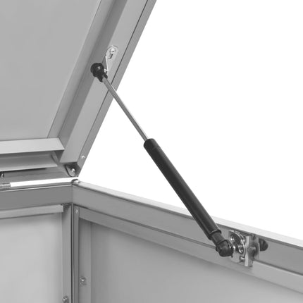 Copribidone per Spazzatura Singolo 69x77,5x112,5cm Acciaio Inox