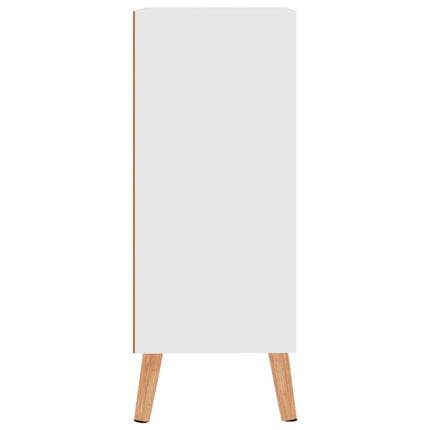 Credenza Bianca 60x30x72 cm in Legno Multistrato
