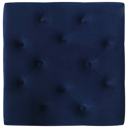 Sgabello Blu Marino 60x60x36 cm in Velluto
