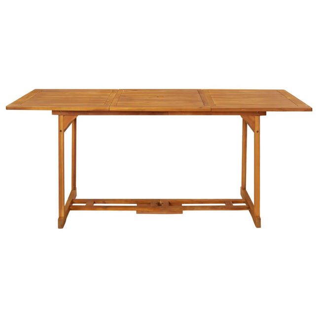 Tavolo da Pranzo per Esterni 180x90x75cm Legno Massello Acacia