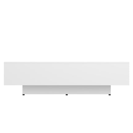 Tavolino da Salotto Bianco 100x49,5x31 cm in Legno Multistrato