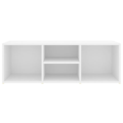 Scarpiera con Panchina Bianca 105x35x35 cm in Legno Multistrato