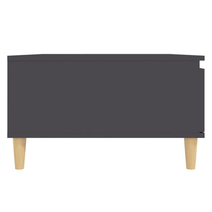 Tavolino da Salotto Grigio 90x60x35 cm in Legno Multistrato