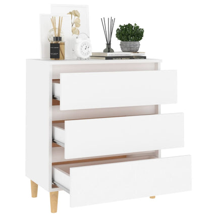 Credenza Bianca 60x35x69 cm in Legno Multistrato