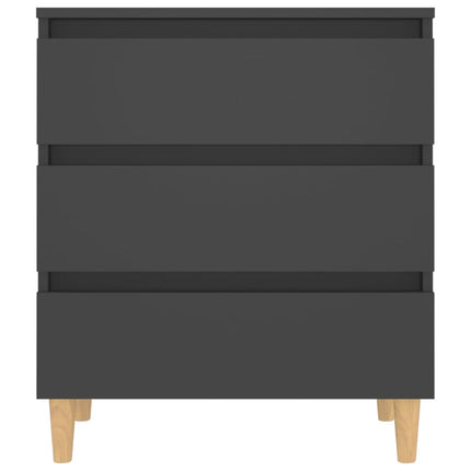 Credenza Grigia 60x35x69 cm in Legno Multistrato