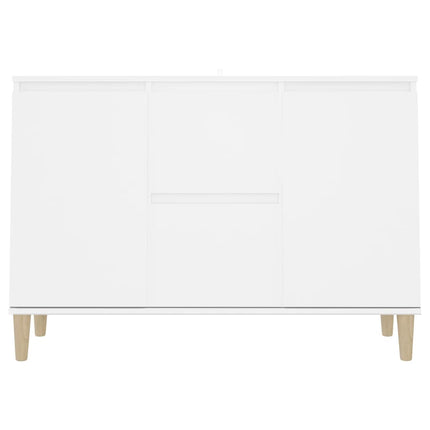Credenza Bianca 101x35x70 cm in Legno Multistrato