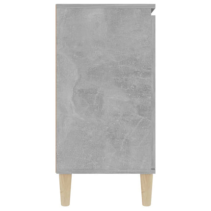 Credenza Grigio Cemento 101x35x70 cm in Legno Multistrato