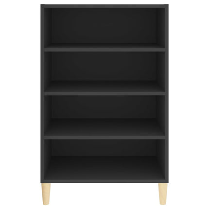 Credenza Grigia 57x35x90 cm in Legno Multistrato