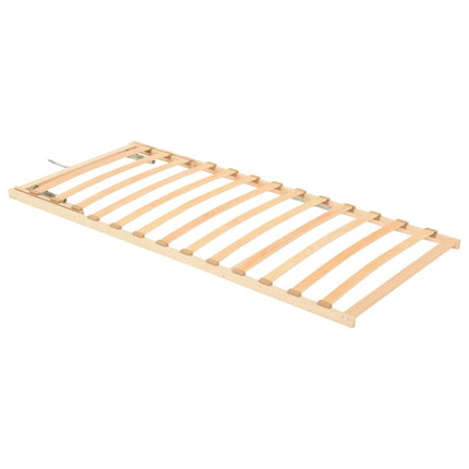 Rete a Doghe con 13 Doghe Testata Regolabile 90x200 cm