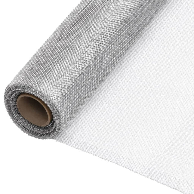 Zanzariera in Alluminio 60x1000 cm Argento