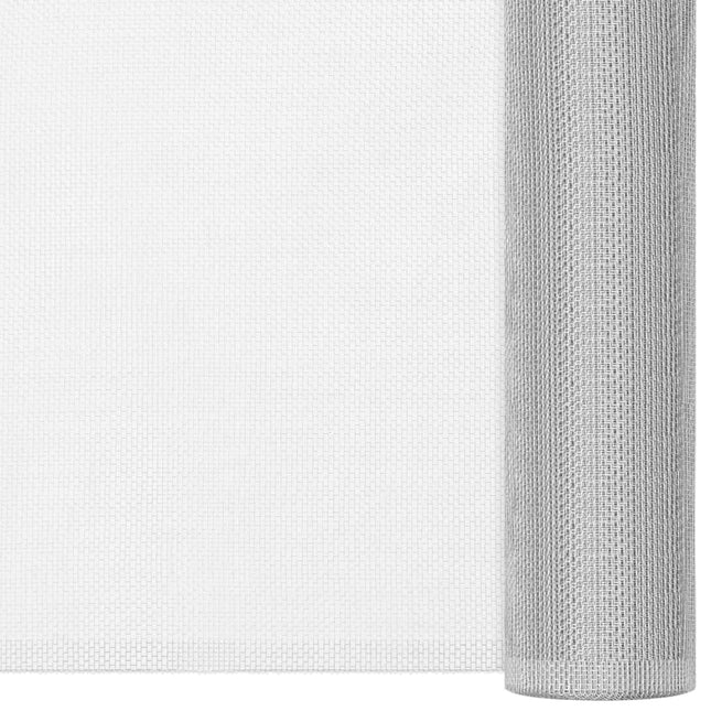 Zanzariera in Alluminio 60x1000 cm Argento