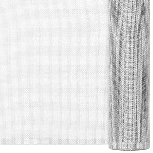 Zanzariera in Alluminio 80x2000 cm Argento