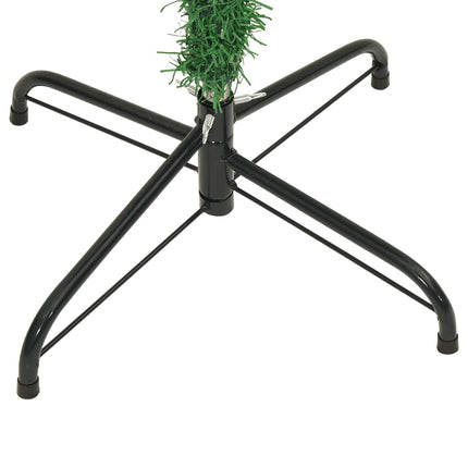 Albero di Natale Artificiale Capovolto con Supporto Verde 210 cm PVC