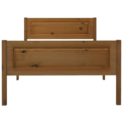 Giroletto in Legno Massello di Pino Marrone Ambrato 90x200 cm