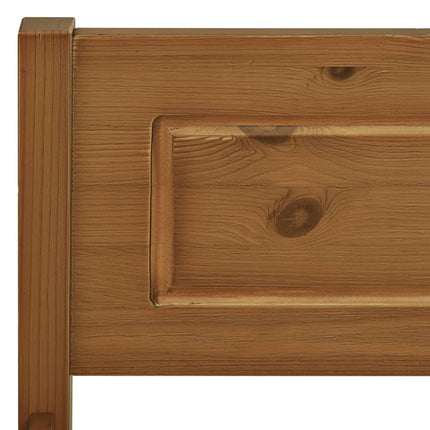 Giroletto in Legno Massello di Pino Marrone Ambrato 120x200 cm