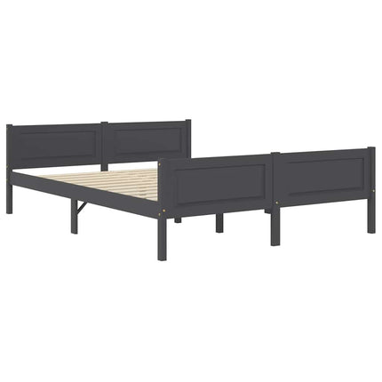 Giroletto Grigio in Legno Massello di Pino 140x200 cm