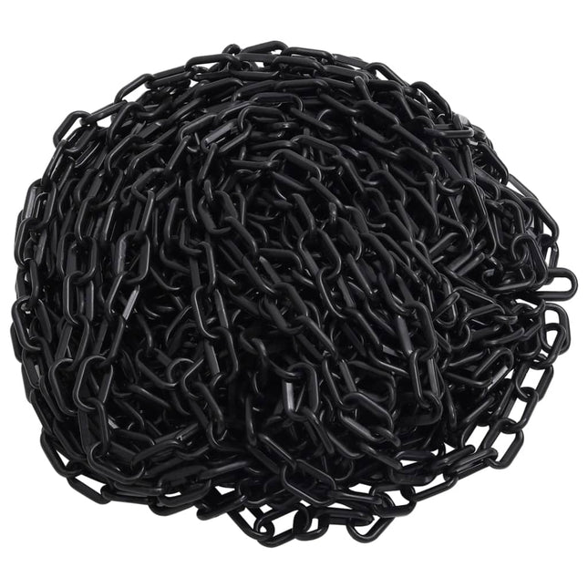 Catena Segnaletica Nera 30 m Ã˜8 mm in Plastica